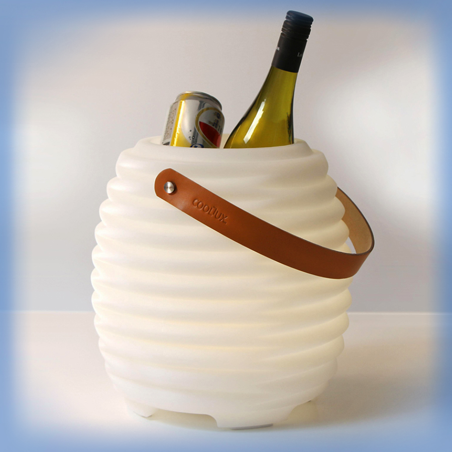 Luxe cooler met speaker en sfeerlicht