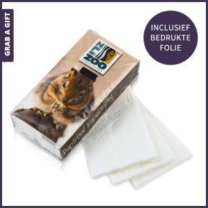Pakje zakdoekjes in kleur bedrukken