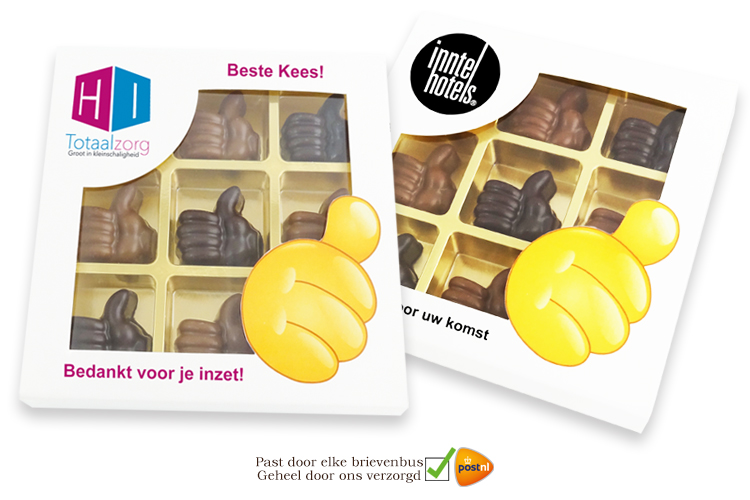 Chocolade complimentje PromZ Vak