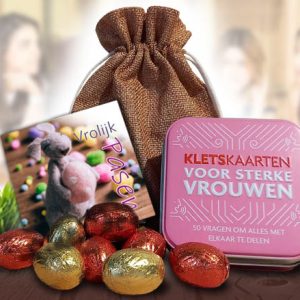cadeau vrouwen eitjes en kletskaarten