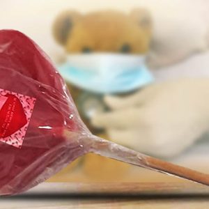 Grote liefde voor de zorg lolly