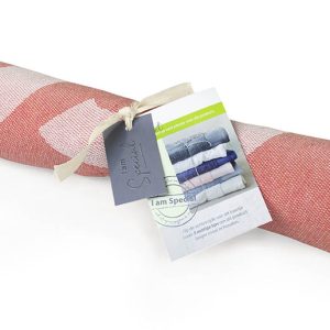 Hamamdoek Badstof online lint + kaartje