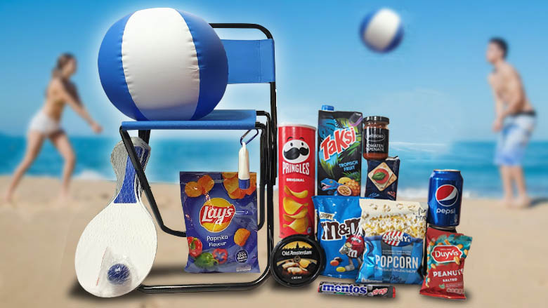 Zomer strandpakket vier de vakantie