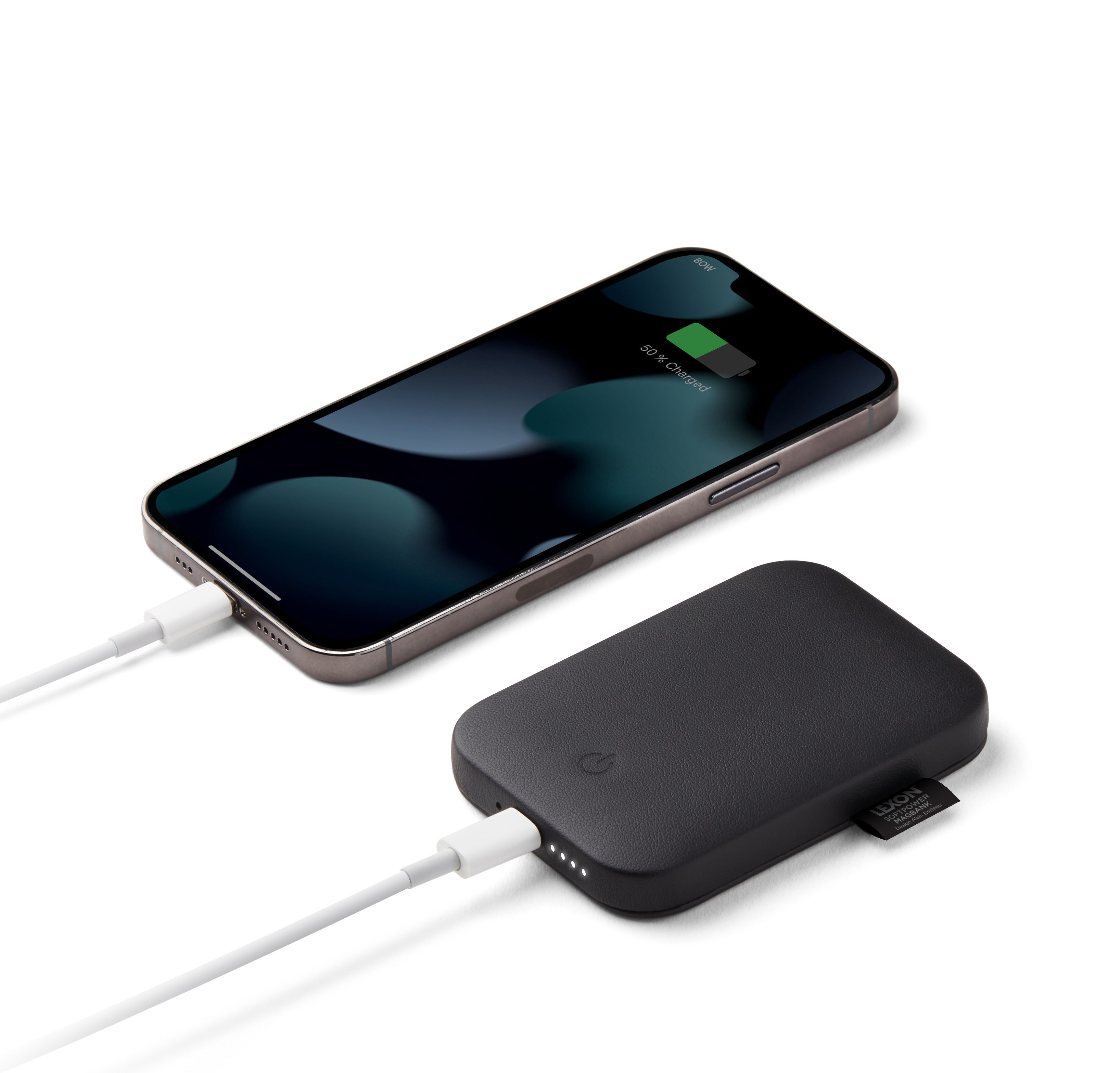 Lexon Softpower Magbank voor voor Magsafe-compatibele mobiele telefoon Lexon Softpower Magbank voor voor Magsafe-compatibele mobiele telefoon