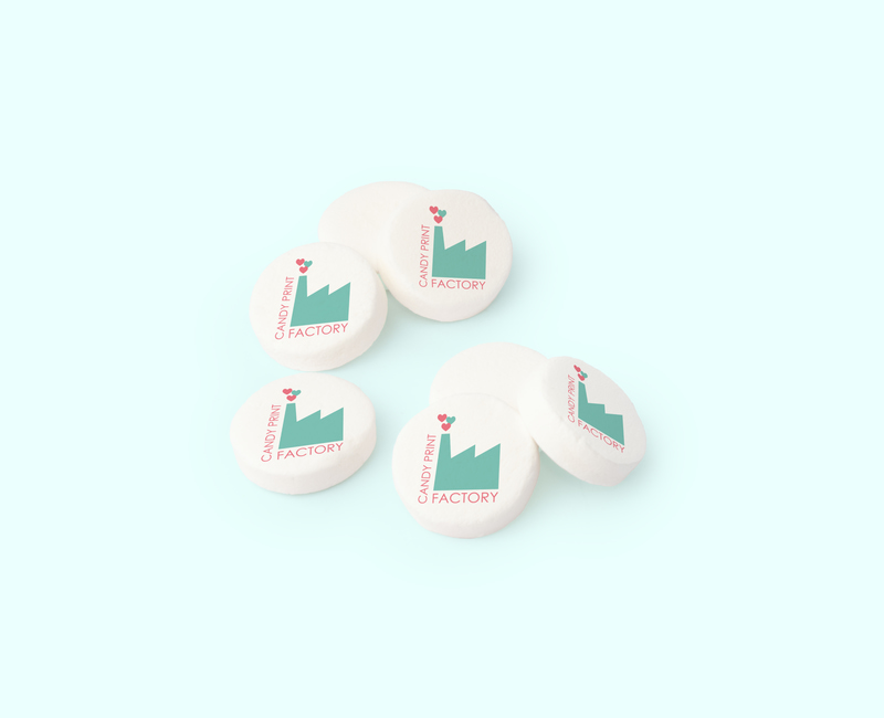 Bedrukte pepermuntjes (23mm)