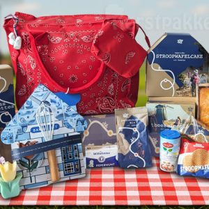 Kerstpakket typisch Nederlands met tas