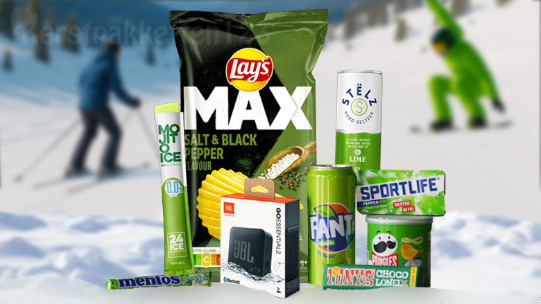 JBL GO 2 Kerstpakket – muziek & snacks