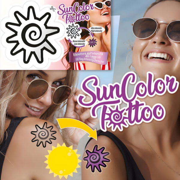 Sun Colour tattoo