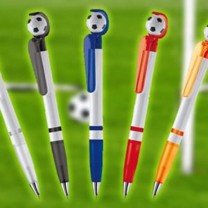 Voetbal pen met eigen logo