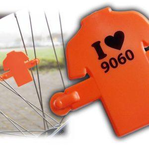 WK 2026 Oranje spaakreflector met logo