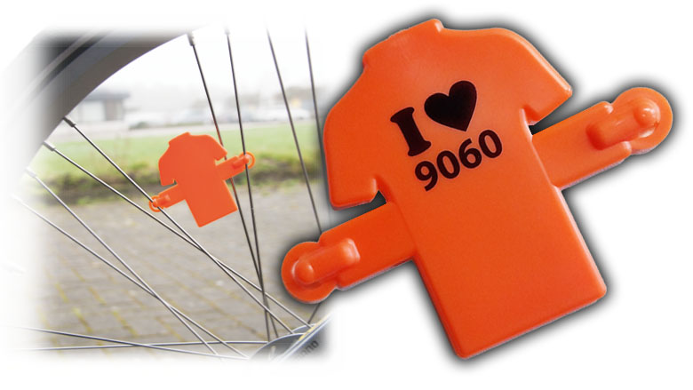 WK 2026 Oranje spaakreflector met logo