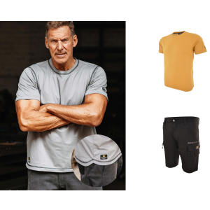 Function Shirt en 4-way stretch short Herakles