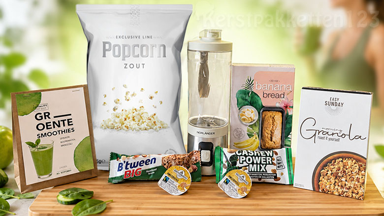 Gezond smoothie kerstpakket met blender