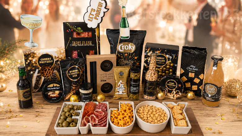Luxe Kerstpakket met serveerset