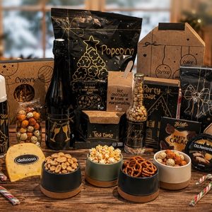 Luxe kerstpakket met kaasplank