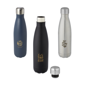 Cove thermosfles 500 ml van gerecycled RVS