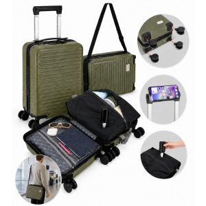 Underseat trolley met vacuumpack van Yipp & Co