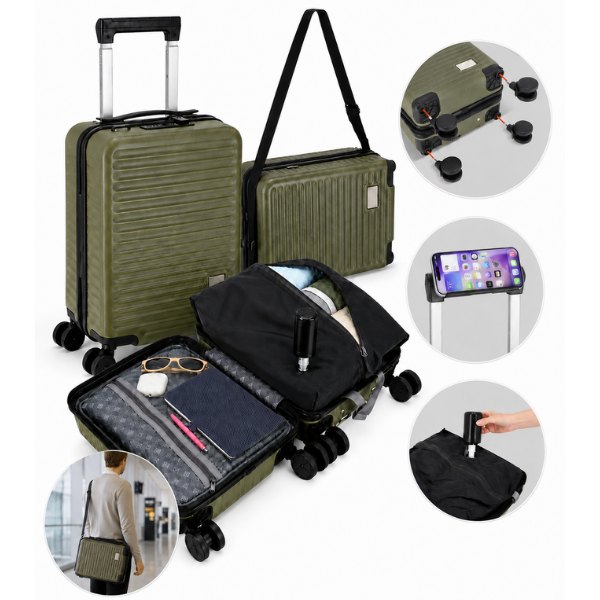 Underseat trolley met vacuumpack van Yipp & Co